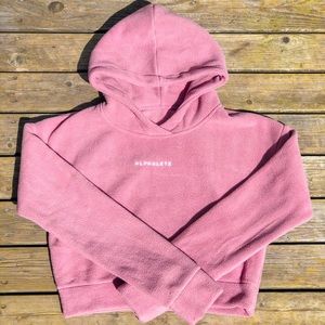 ❗️SOLD❗️Alphalete pink cropped hoodie ❗️SOLD❗️
